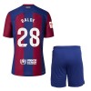 Conjunto (Camiseta+Pantalón Corto) FC Barcelona Balde 28 Primera Equipación 23-24 - Niño